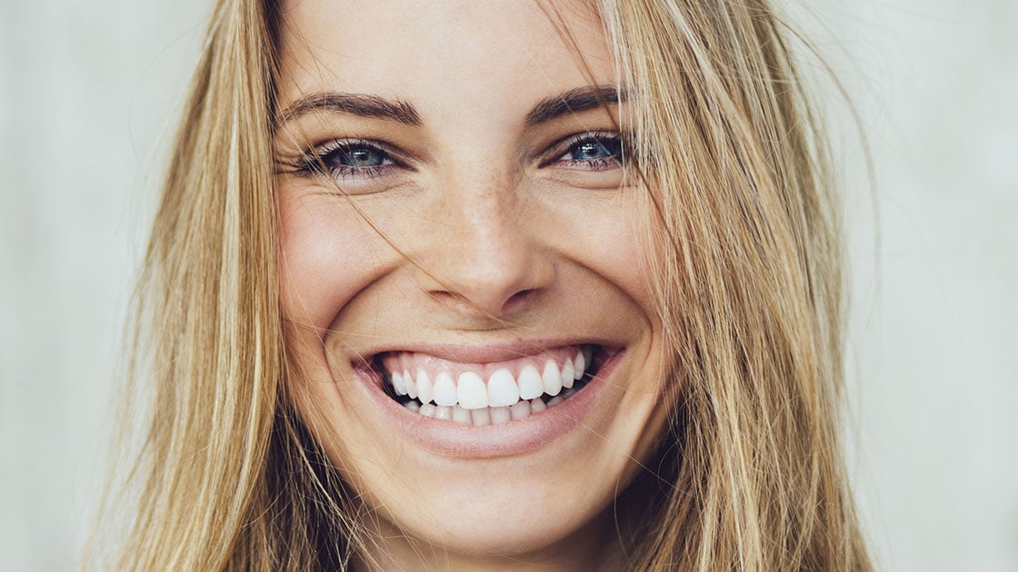 Smiling Woman with Beautiful Smile