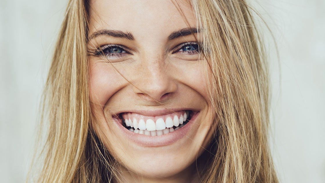 Smiling Woman with Beautiful Smile
